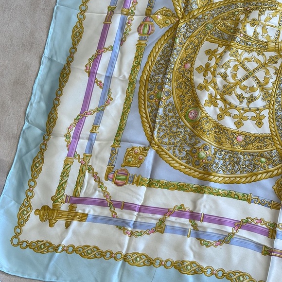 LANCEL Paris silk scarf - Picture 5 of 8